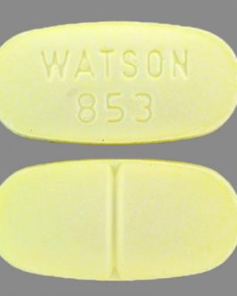 WATSON 853 (Hydrocodone 10mg/325mg)