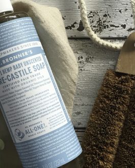 Dr. Bronner’s Baby Unscented Pure-Castile Liquid Soap